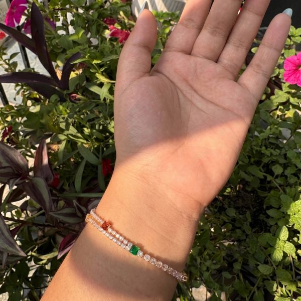 Prism Glow Tennis Bracelet