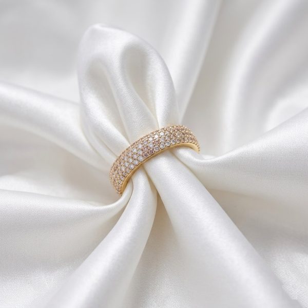 Golden Lustre Band Ring