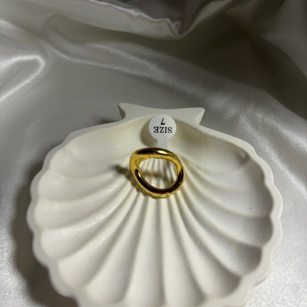 Molten Gold Ring